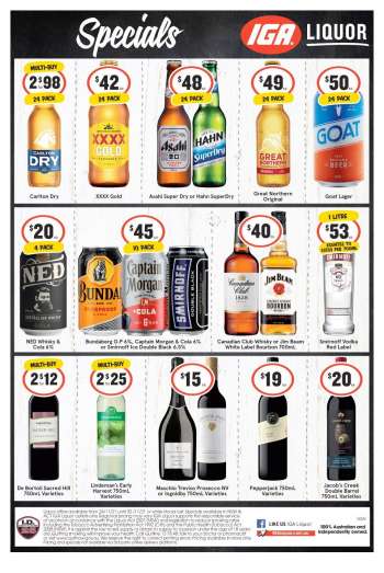 IGA LIQUOR Catalogue - 24 Nov 2021 - 30 Nov 2021.