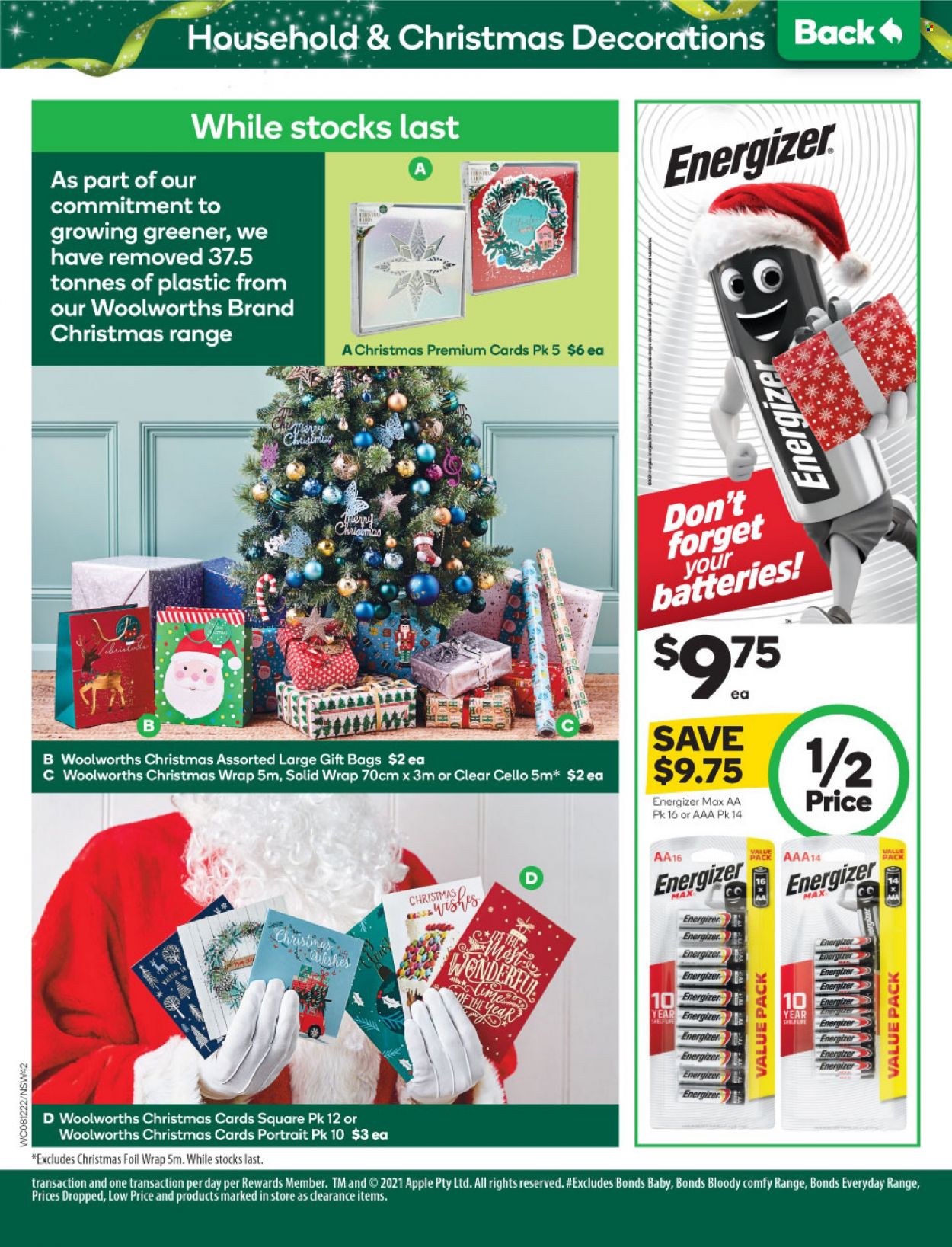 Woolworths catalogue - 8 Dec 2021 - 14 Dec 2021. Page 42