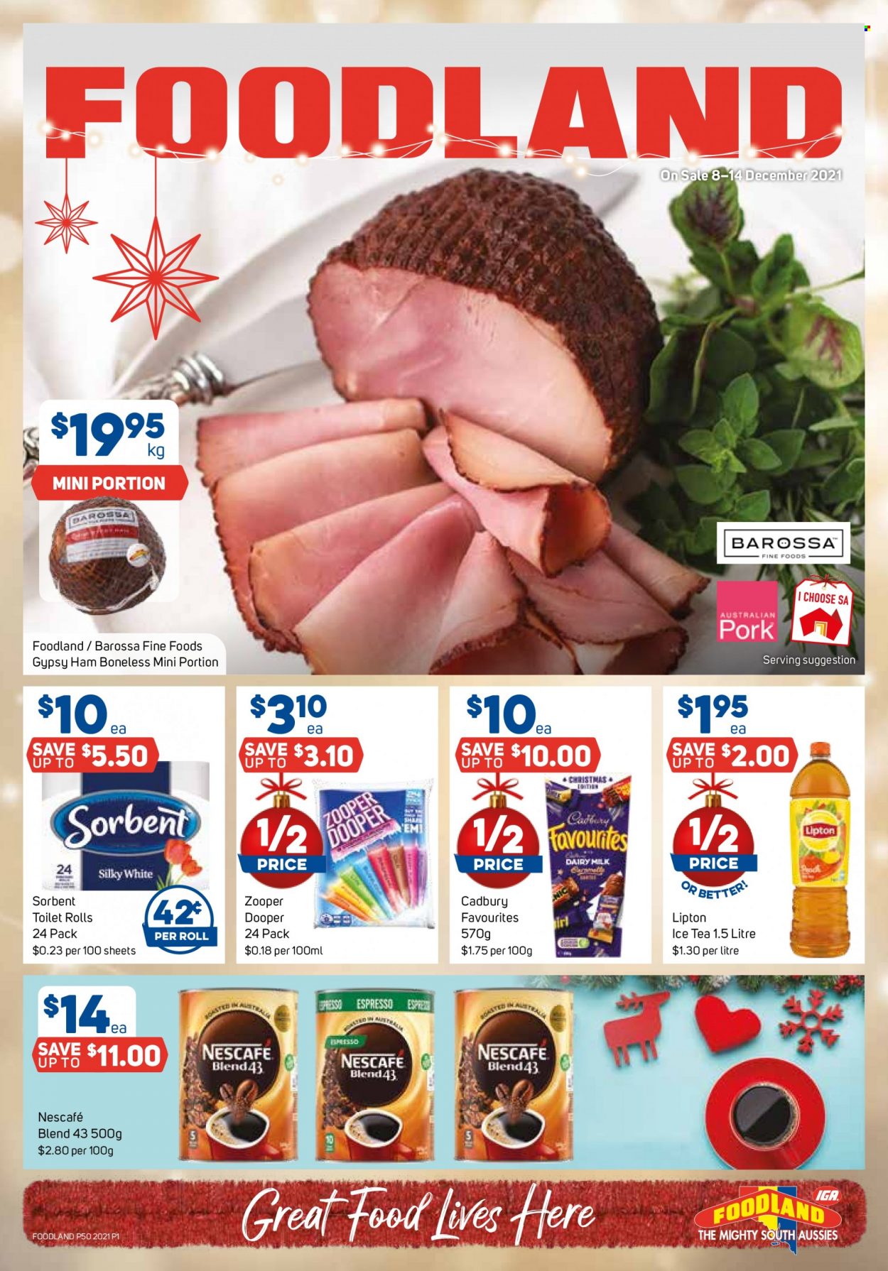 Foodland catalogue - 8 Dec 2021 - 14 Dec 2021. Page 1