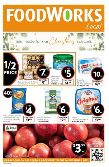 Foodworks Catalogue - 8 Dec 2021 - 14 Dec 2021.