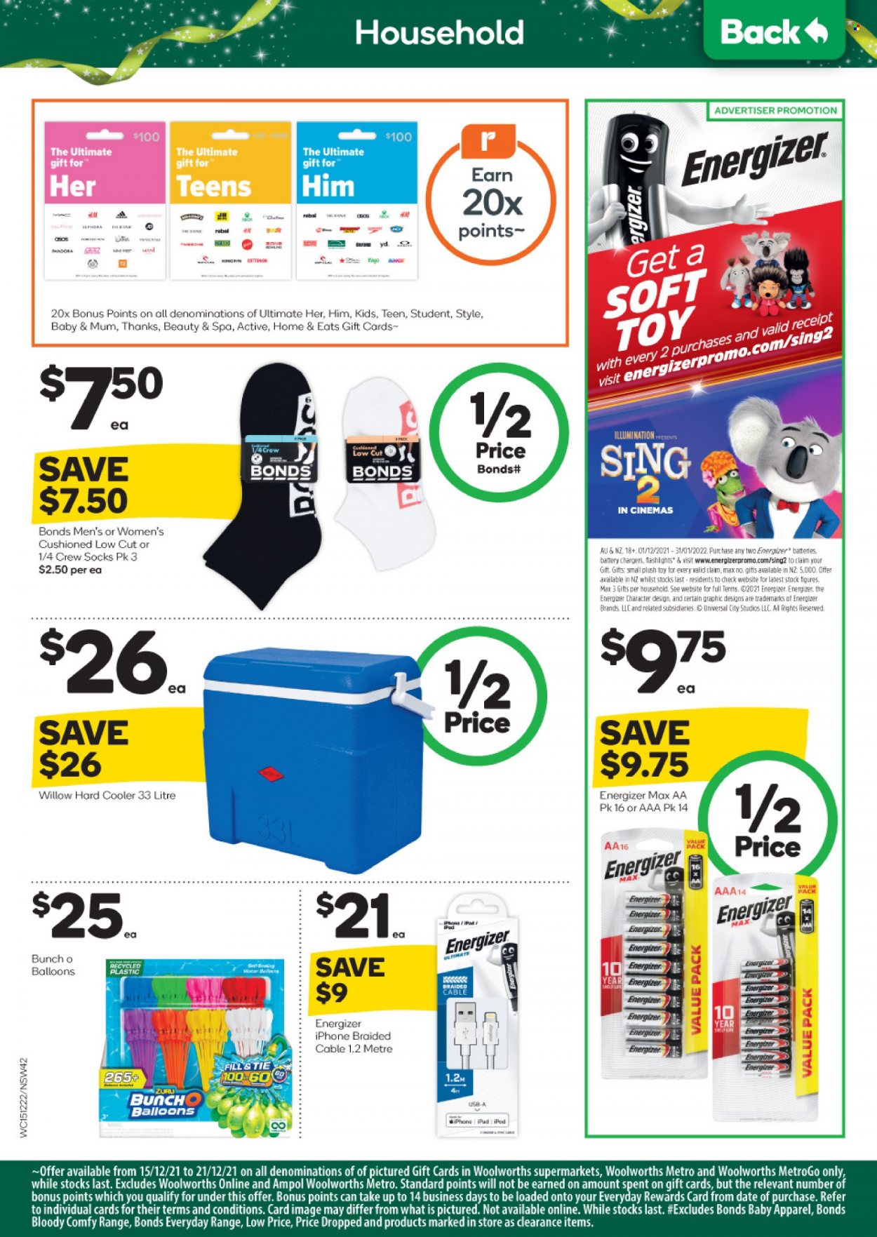 Woolworths catalogue - 15 Dec 2021 - 21 Dec 2021. Page 42