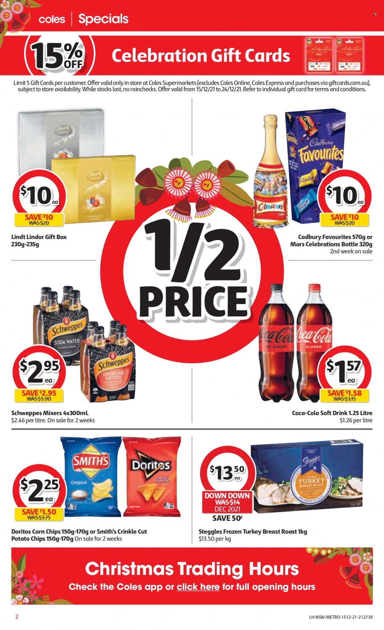 Coles catalogue - 15 Dec 2021 - 24 Dec 2021. Page 2