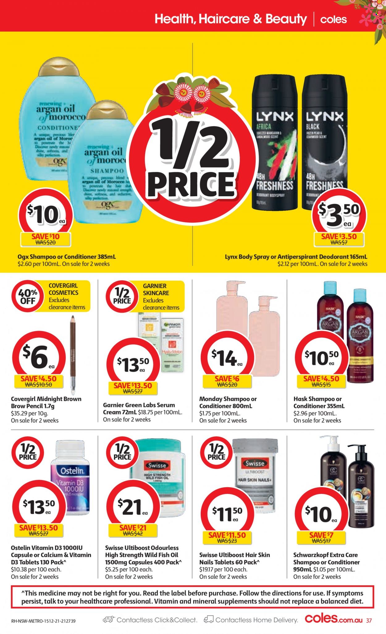 Coles catalogue - 15 Dec 2021 - 24 Dec 2021. Page 37