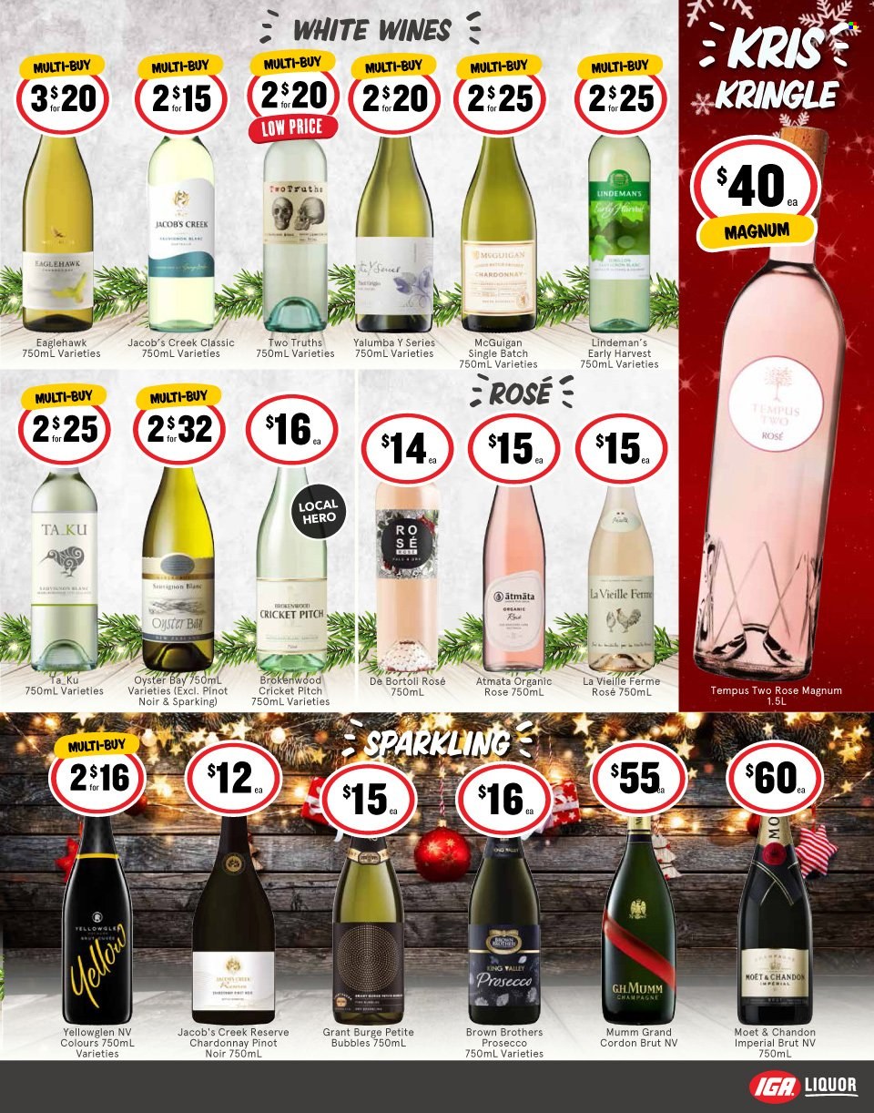 IGA LIQUOR catalogue - 15 Dec 2021 - 28 Dec 2021. Page 3