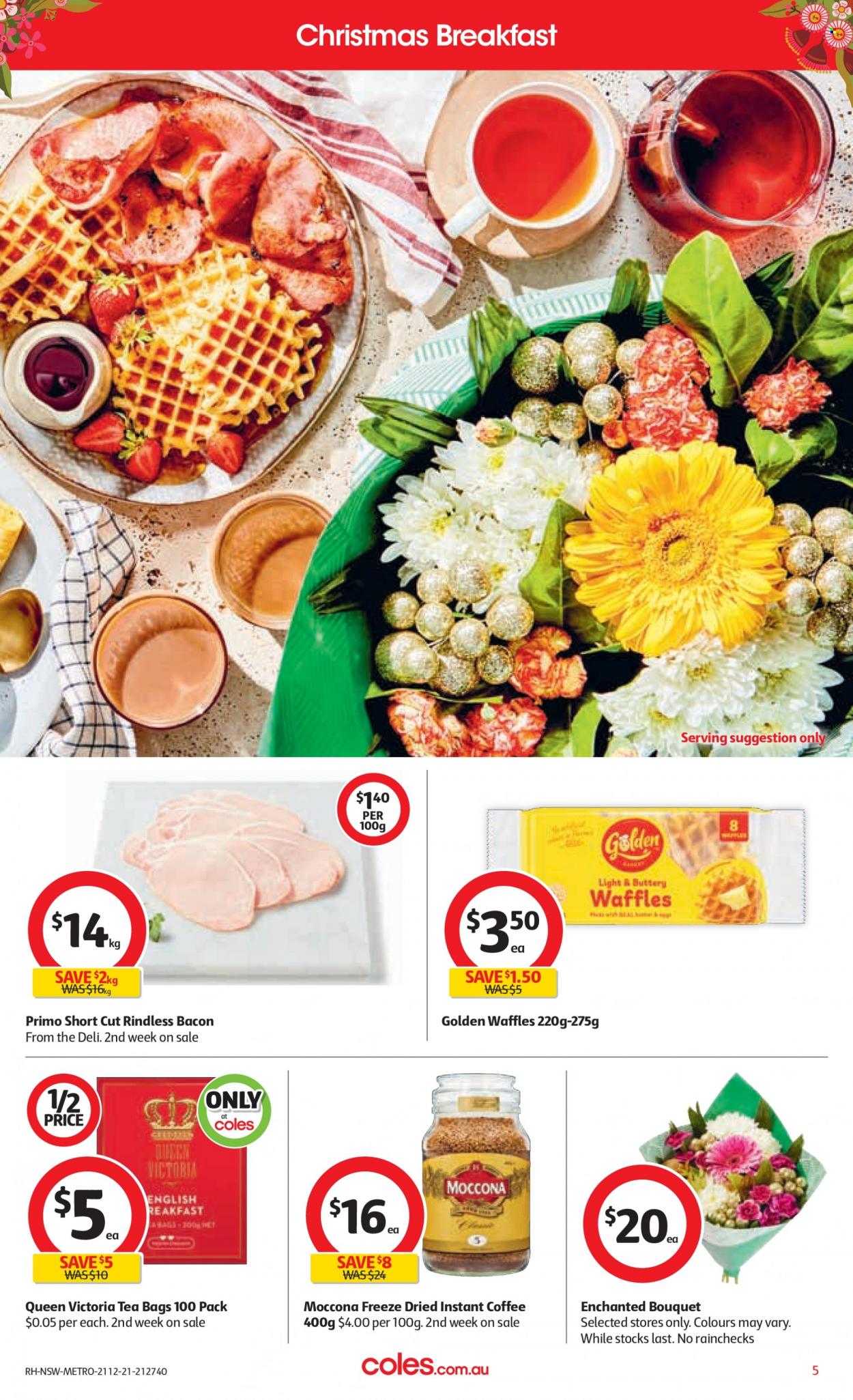 Coles catalogue - 21 Dec 2021 - 24 Dec 2021. Page 5