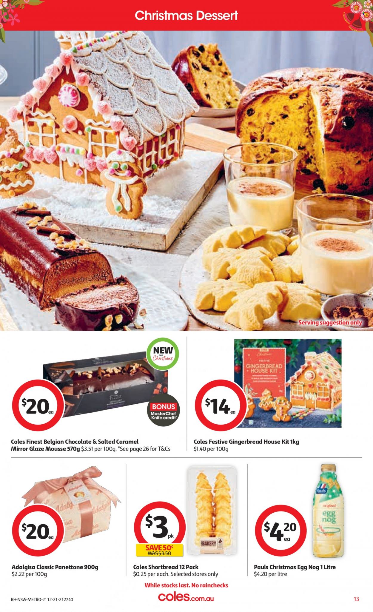 Coles catalogue - 21 Dec 2021 - 24 Dec 2021. Page 13