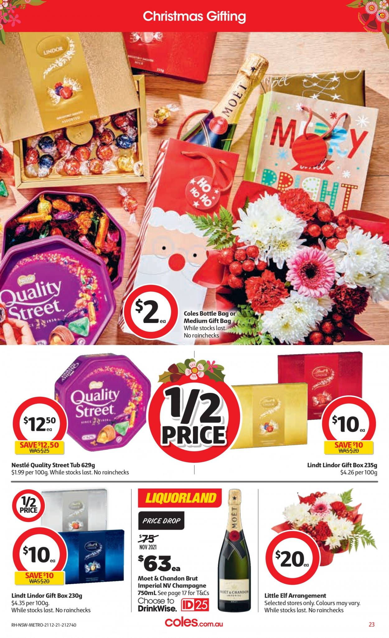 Coles catalogue - 21 Dec 2021 - 24 Dec 2021. Page 23