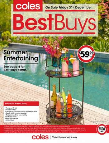 Coles Catalogue - 31 Dec 2021 - 6 Jan 2022.
