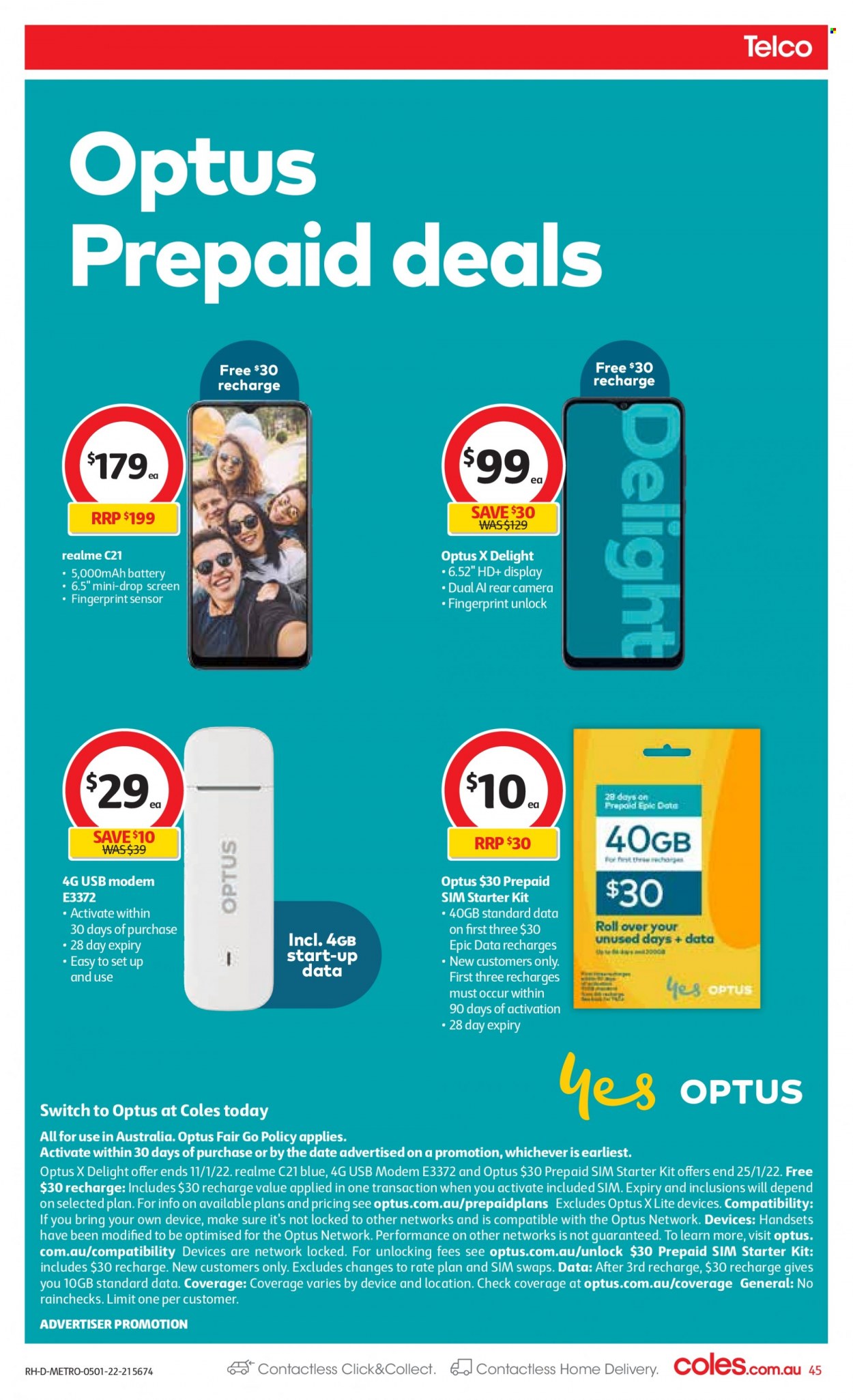 Coles catalogue - 5 Jan 2022 - 11 Jan 2022. Page 45