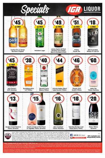 IGA LIQUOR Catalogue - 5 Jan 2022 - 11 Jan 2022.