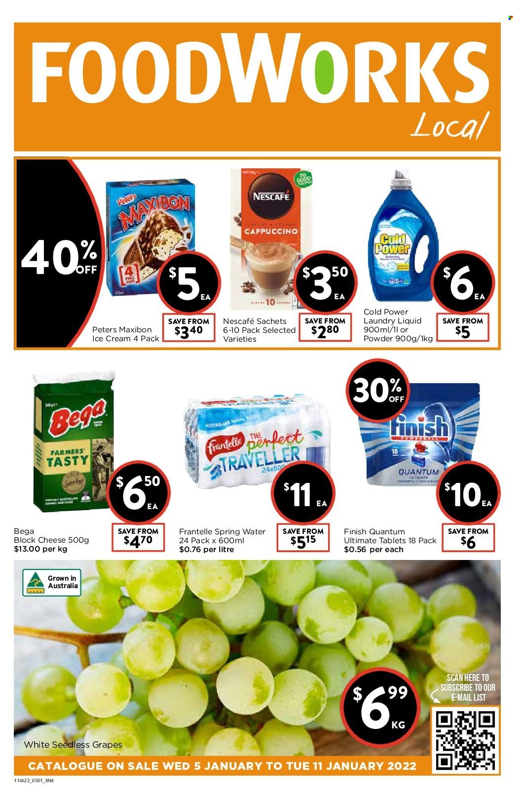 Foodworks catalogue - 5 Jan 2022 - 11 Jan 2022. Page 1