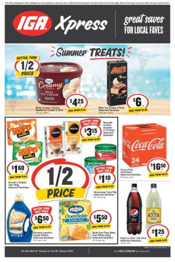 IGA Xpress Catalogue - 12 Jan 2022 - 18 Jan 2022.