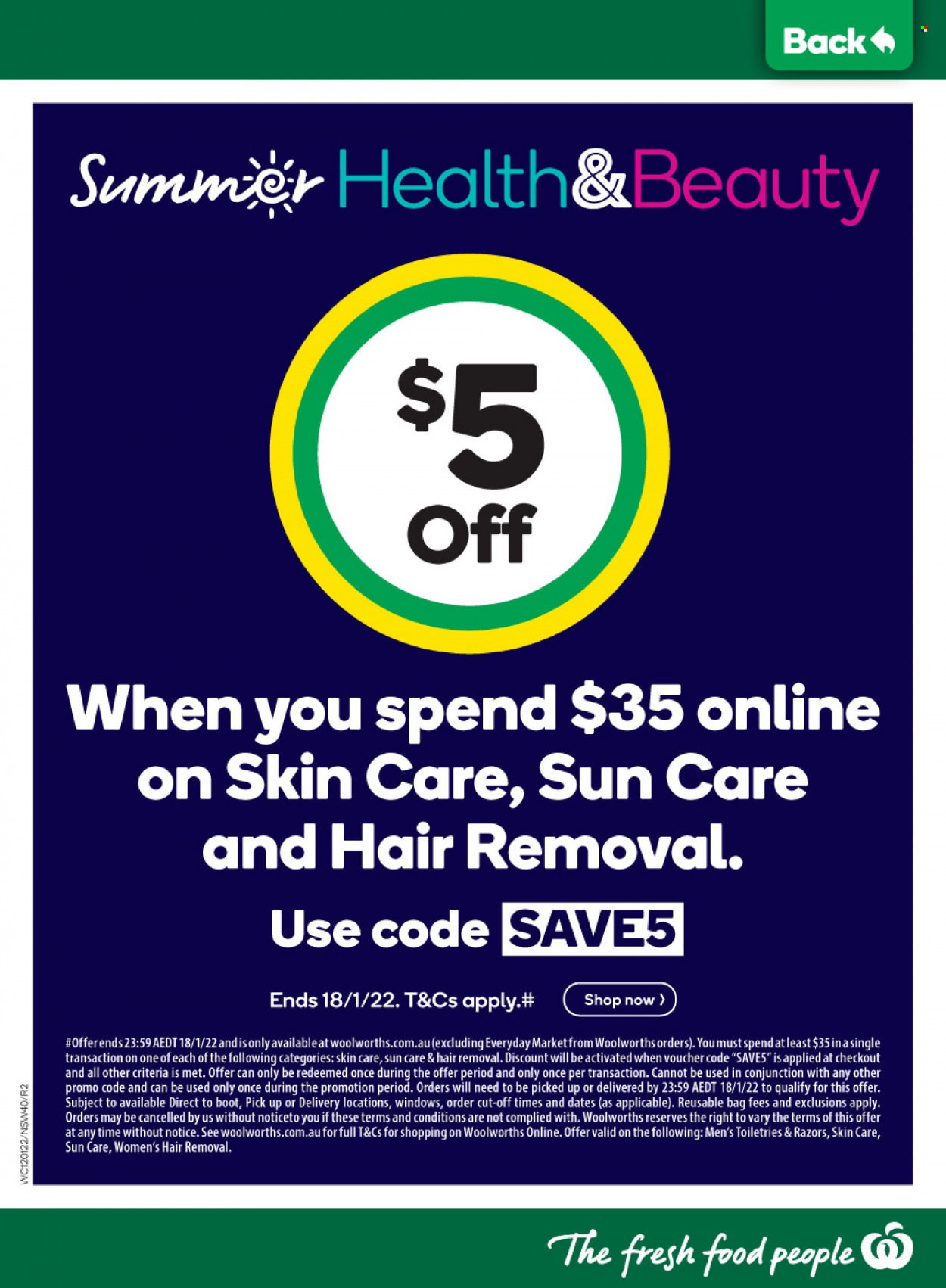 Woolworths catalogue - 12 Jan 2022 - 18 Jan 2022. Page 38