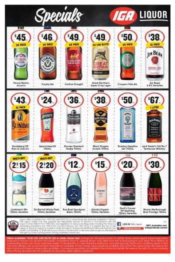 IGA LIQUOR Catalogue - 19 Jan 2022 - 25 Jan 2022.