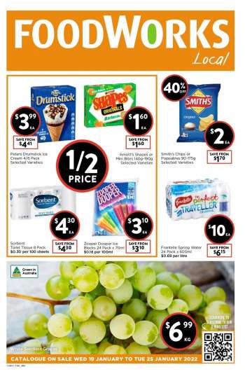 Foodworks Catalogue - 19 Jan 2022 - 25 Jan 2022.