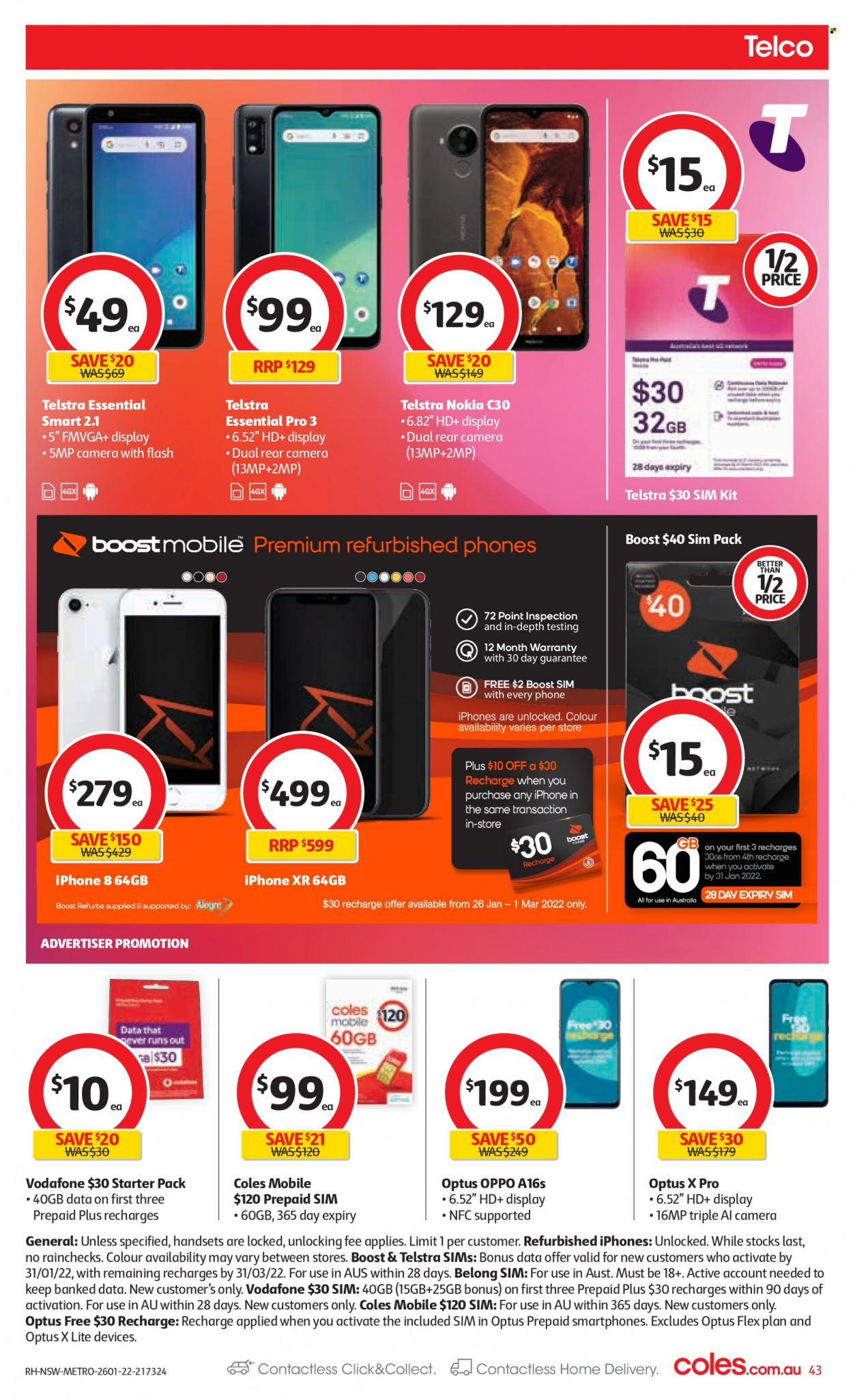 Coles catalogue - 26 Jan 2022 - 1 Feb 2022. Page 43