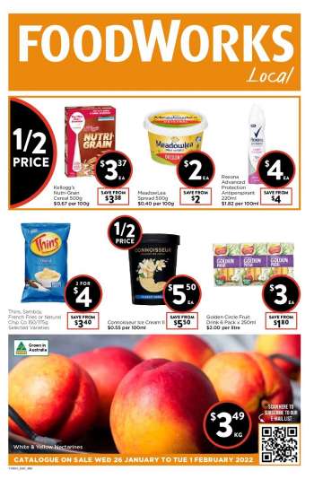 Foodworks Catalogue - 26 Jan 2022 - 1 Feb 2022.