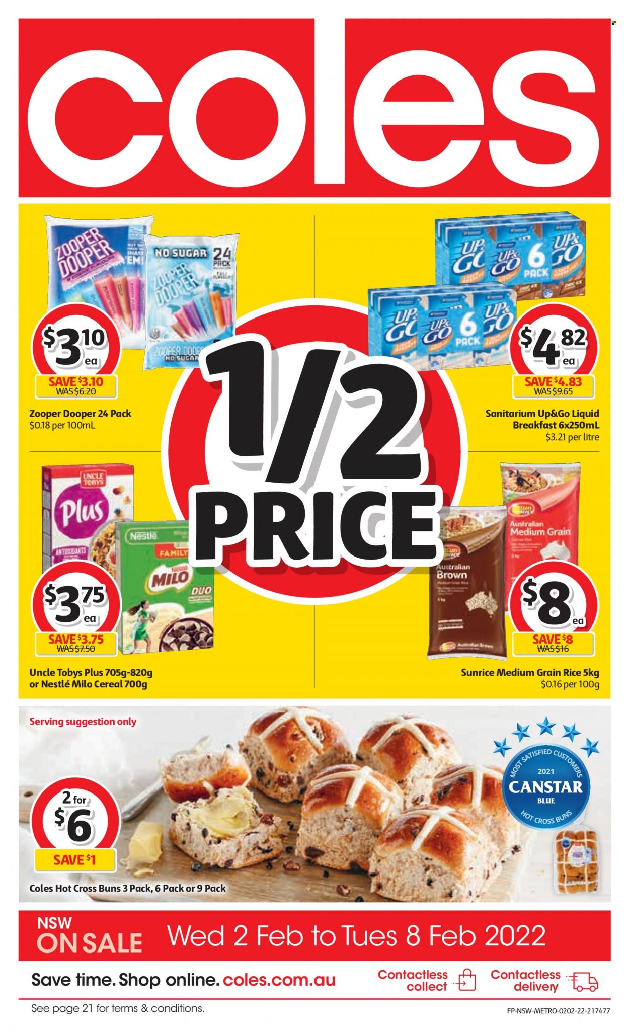 Coles catalogue - 2 Feb 2022 - 8 Feb 2022. Page 1