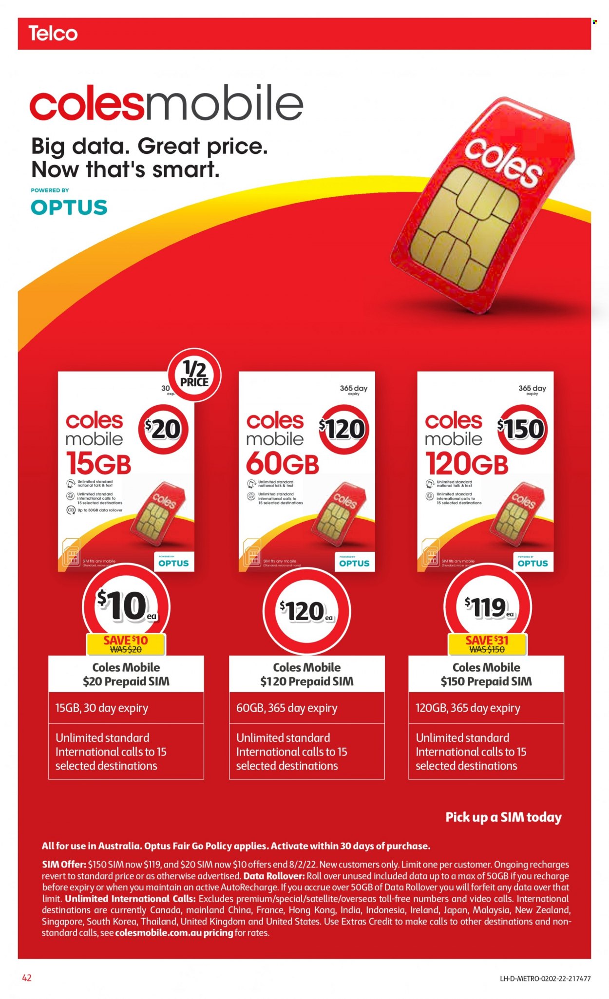 Coles catalogue - 2 Feb 2022 - 8 Feb 2022. Page 42