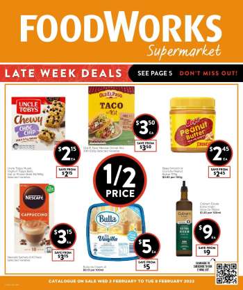 Foodworks Catalogue - 2 Feb 2022 - 8 Feb 2022.