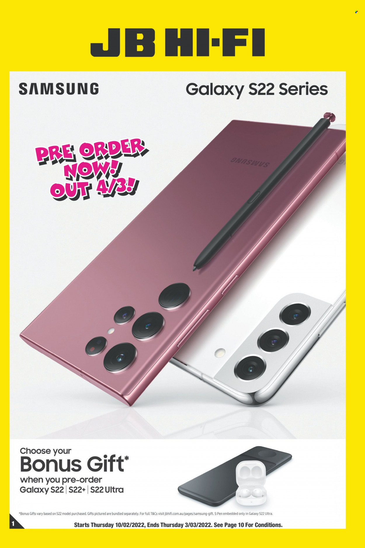 JB Hi-Fi catalogue - 10 Feb 2022 - 3 Mar 2022. Page 1