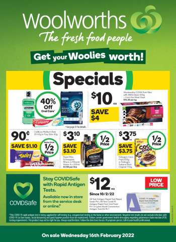Woolworths Catalogue - 16 Feb 2022 - 22 Feb 2022.