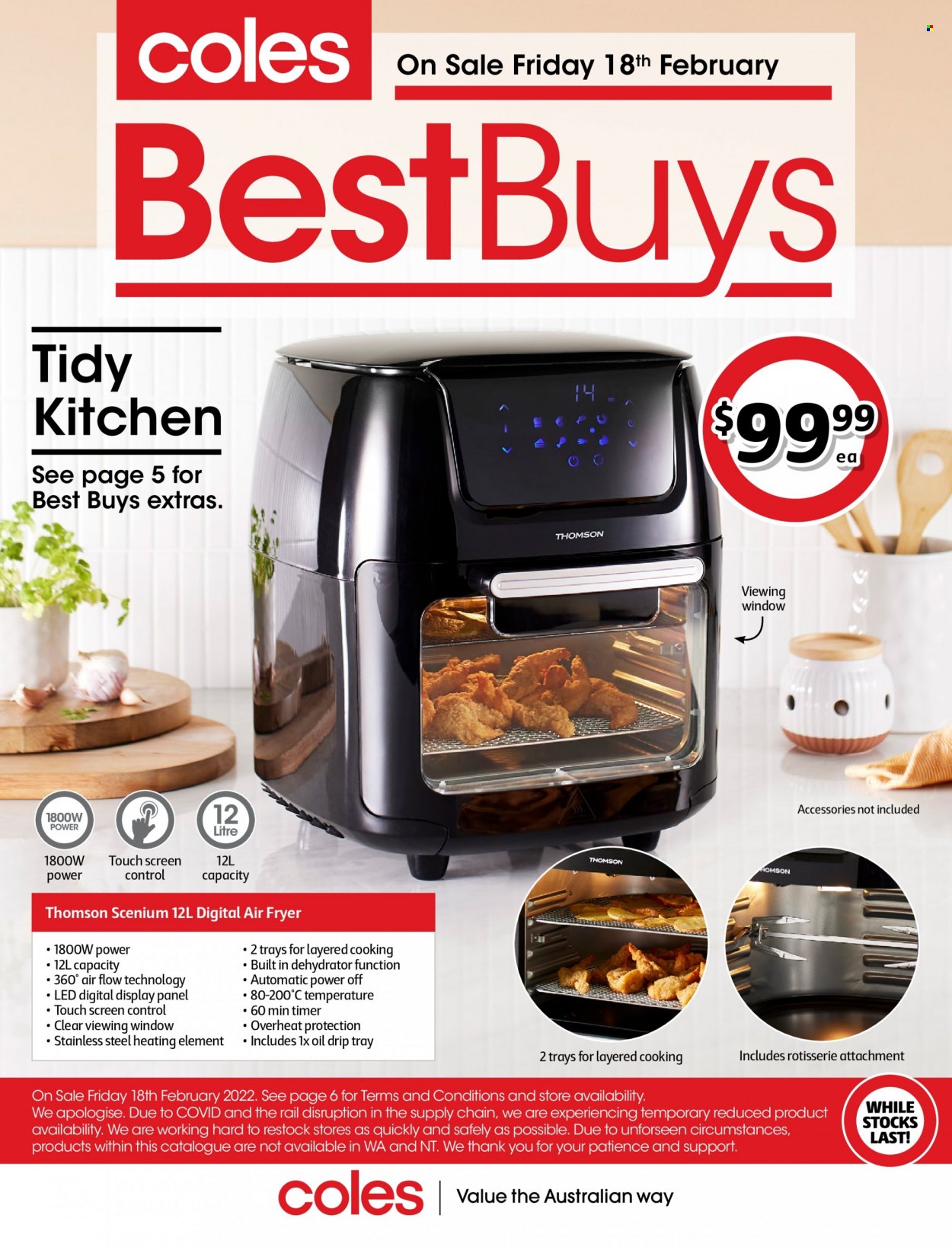 Coles catalogue - 18 Feb 2022 - 24 Feb 2022. Page 1