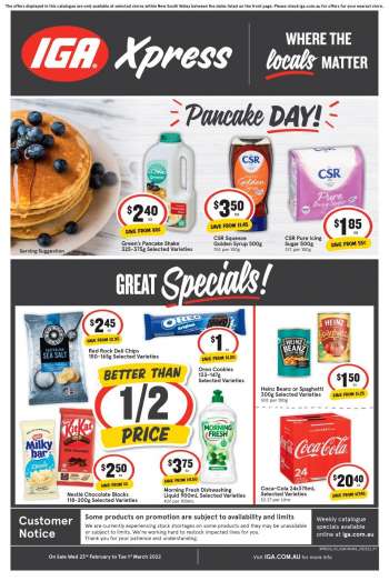 IGA Xpress Catalogue - 23 Feb 2022 - 1 Mar 2022.