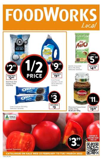 Foodworks Catalogue - 23 Feb 2022 - 1 Mar 2022.