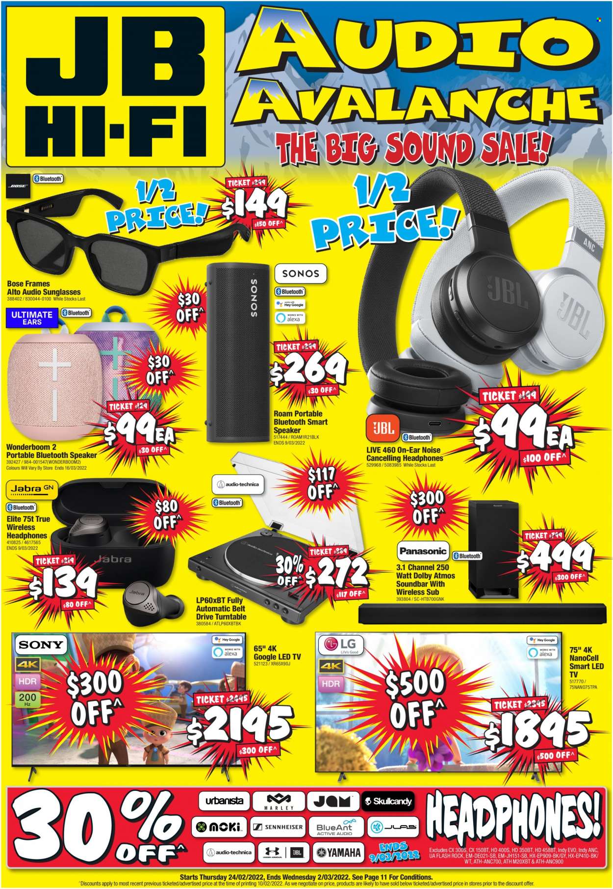 JB Hi-Fi catalogue - 24 Feb 2022 - 2 Mar 2022. Page 1