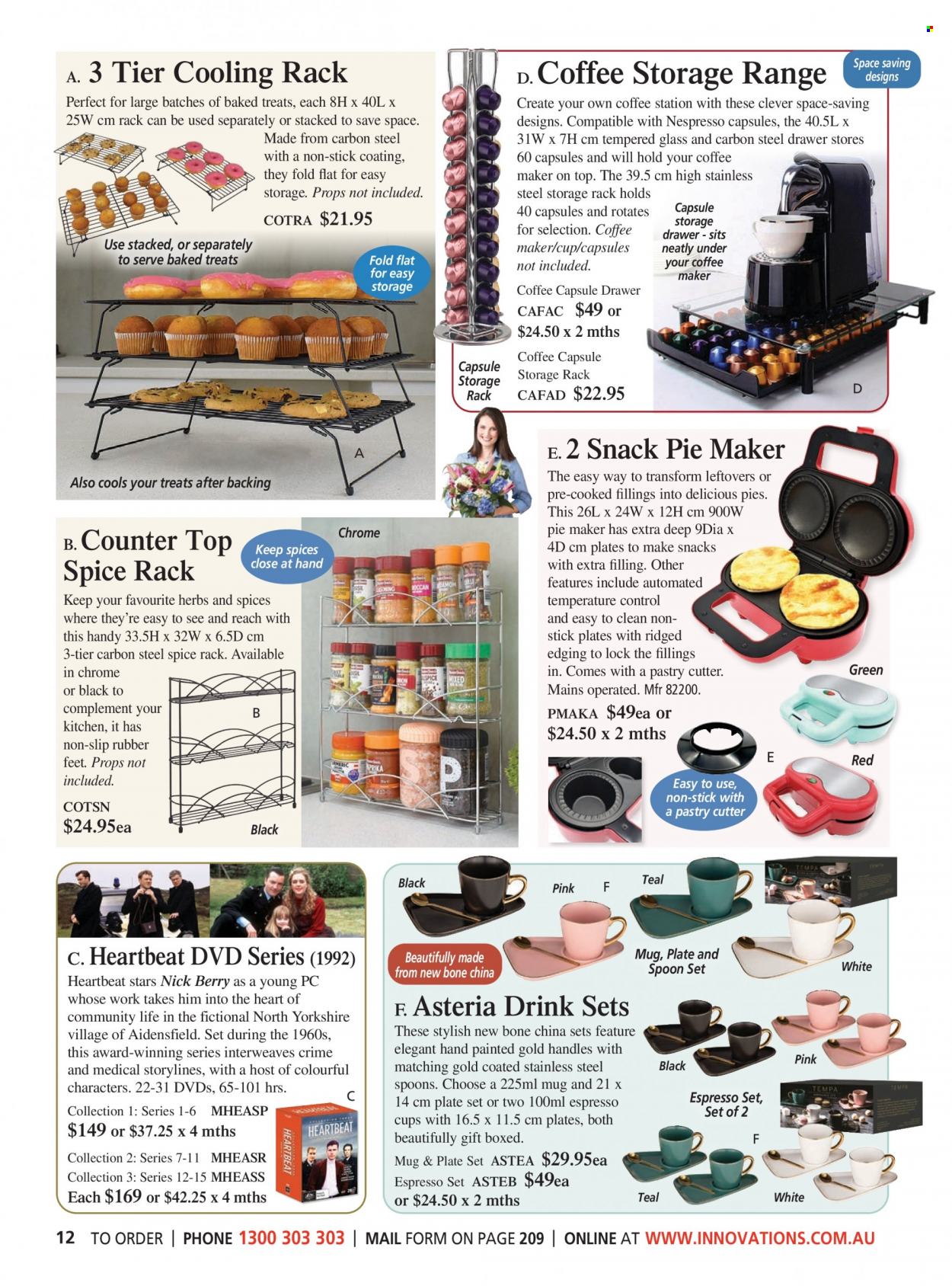 thumbnail - Innovations Catalogue - Sales products - mug, spoon, plate, cup, cutter, DVD. Page 12.