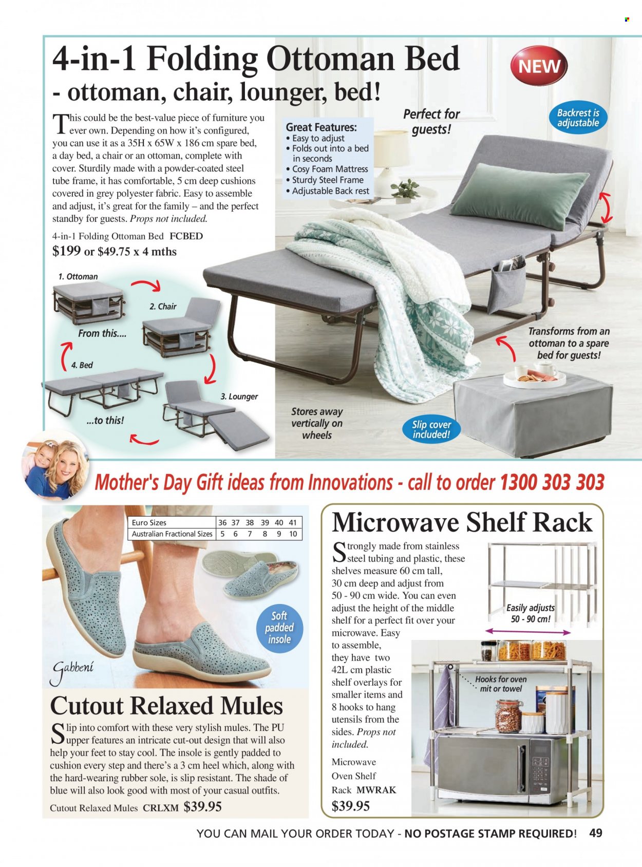 thumbnail - Innovations Catalogue - Sales products - utensils, cushion, towel. Page 49.