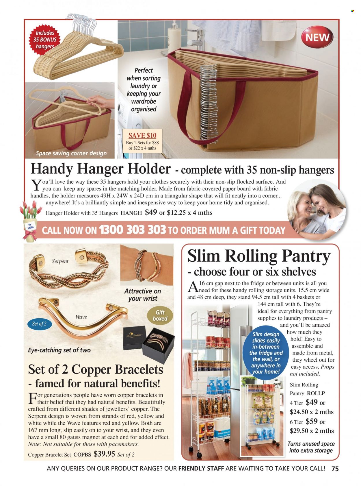 thumbnail - Innovations Catalogue - Sales products - basket, hanger, paper, bracelet. Page 75.