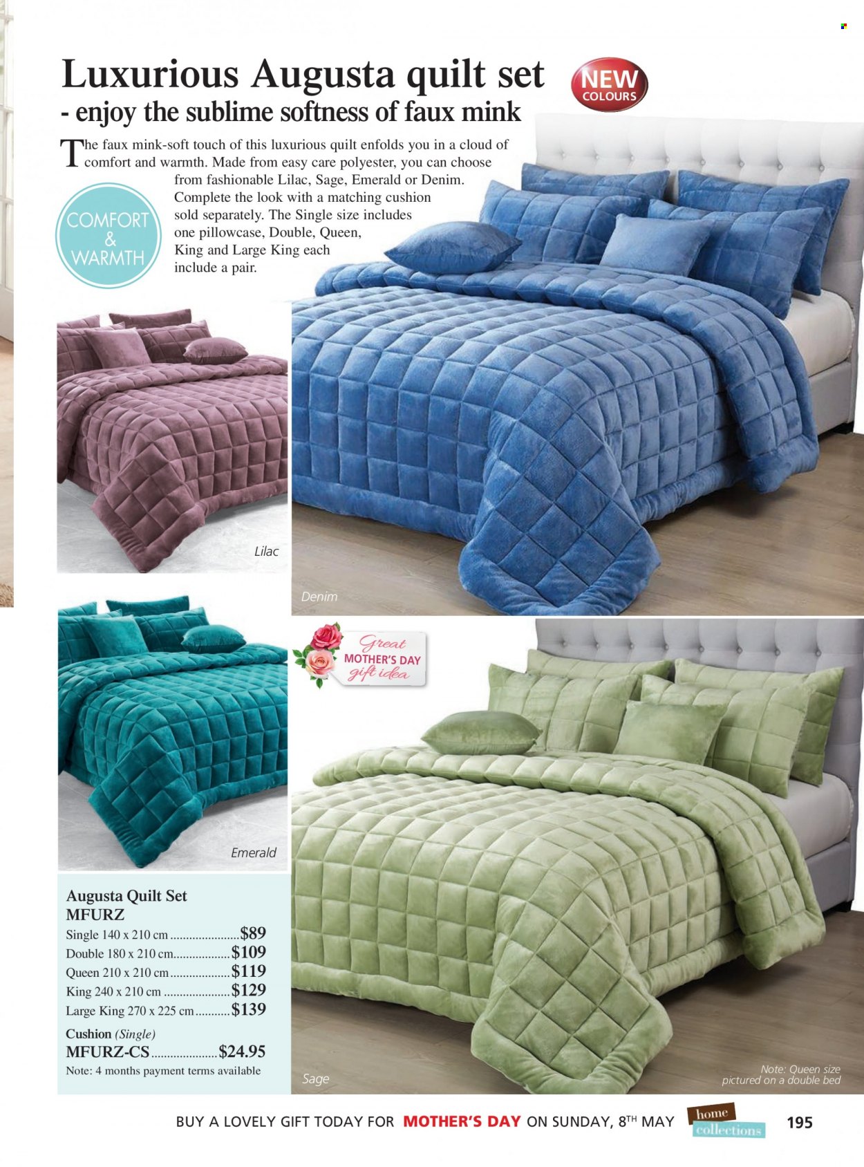 thumbnail - Innovations Catalogue - Sales products - cushion, pillowcase, quilt. Page 195.
