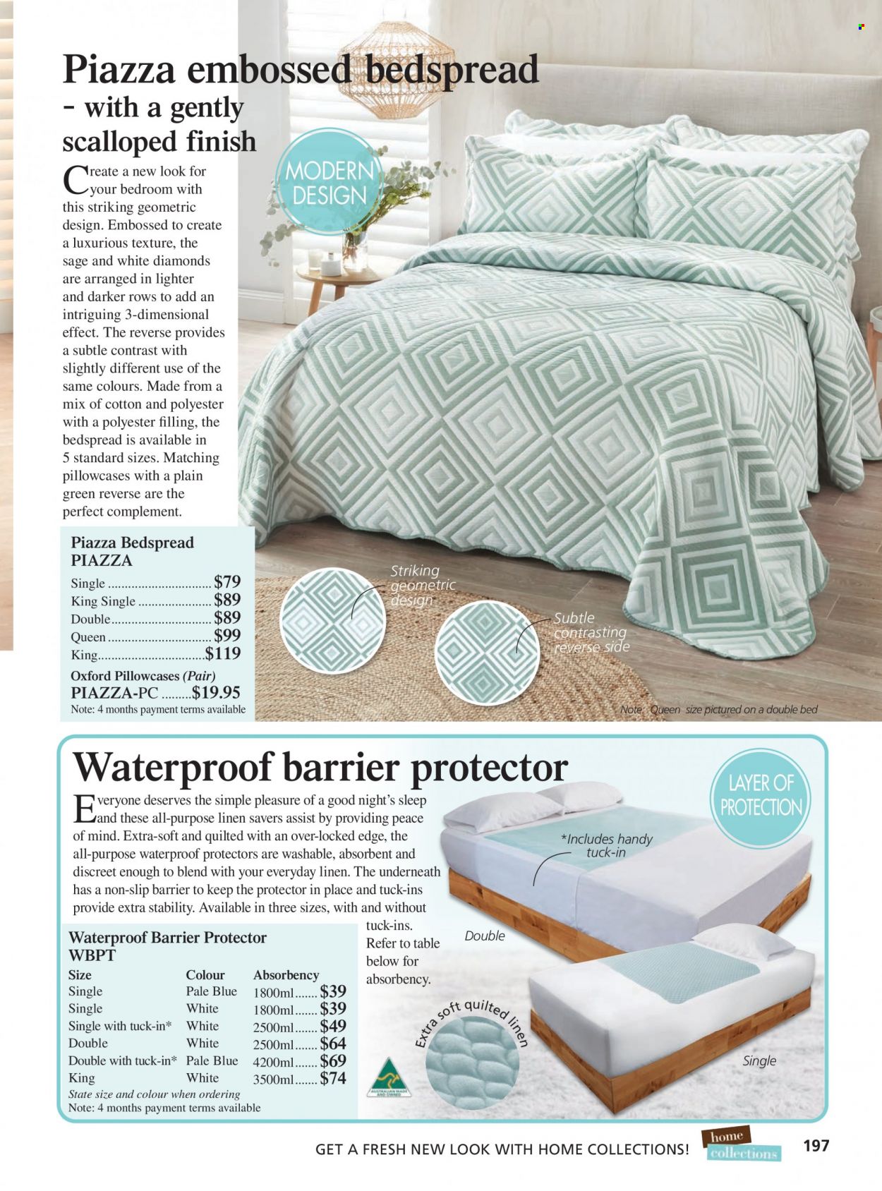 thumbnail - Innovations Catalogue - Sales products - bedspread, linens, pillowcase. Page 197.