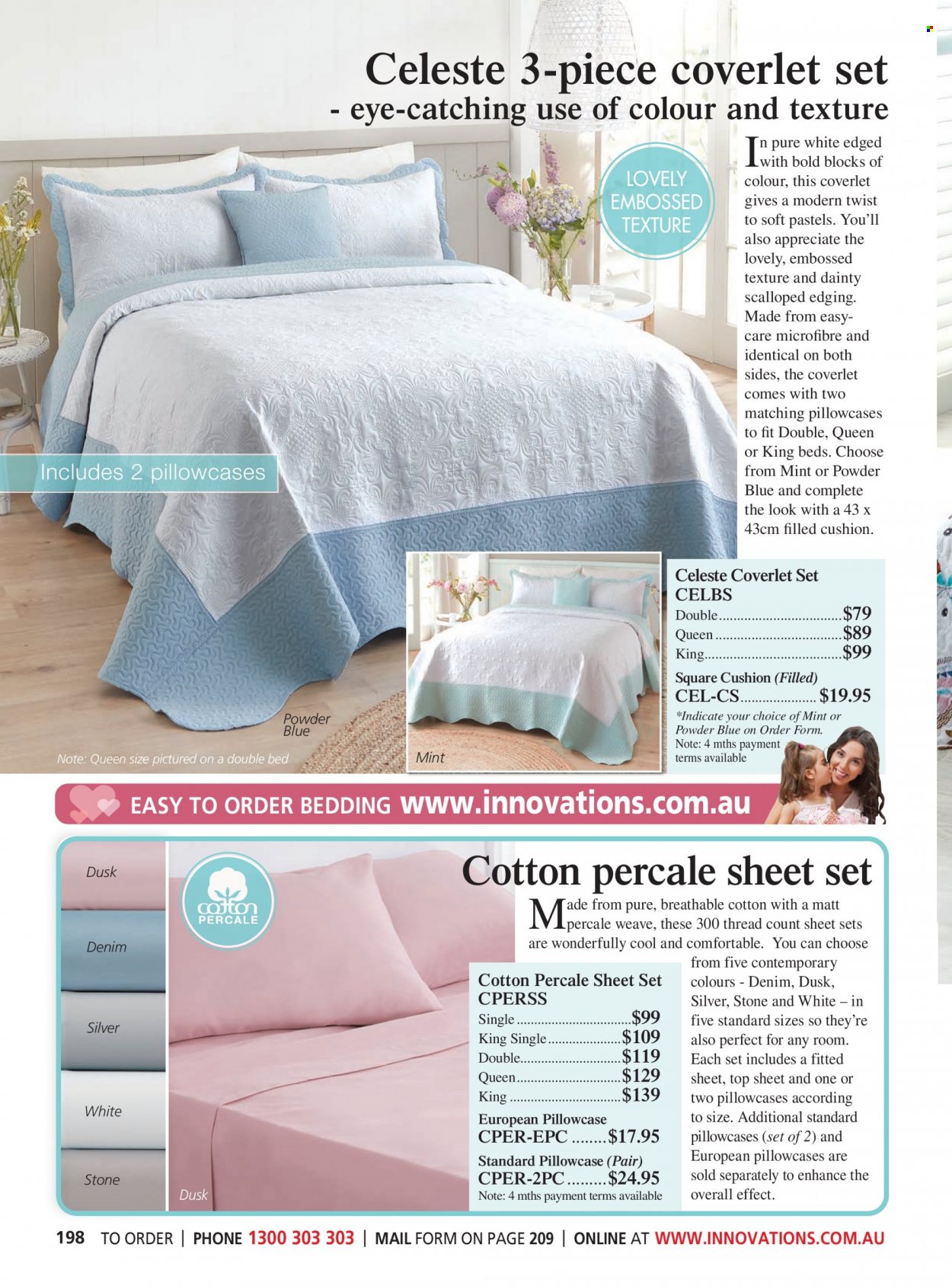thumbnail - Innovations Catalogue - Sales products - bedding, cushion, pillowcase. Page 198.