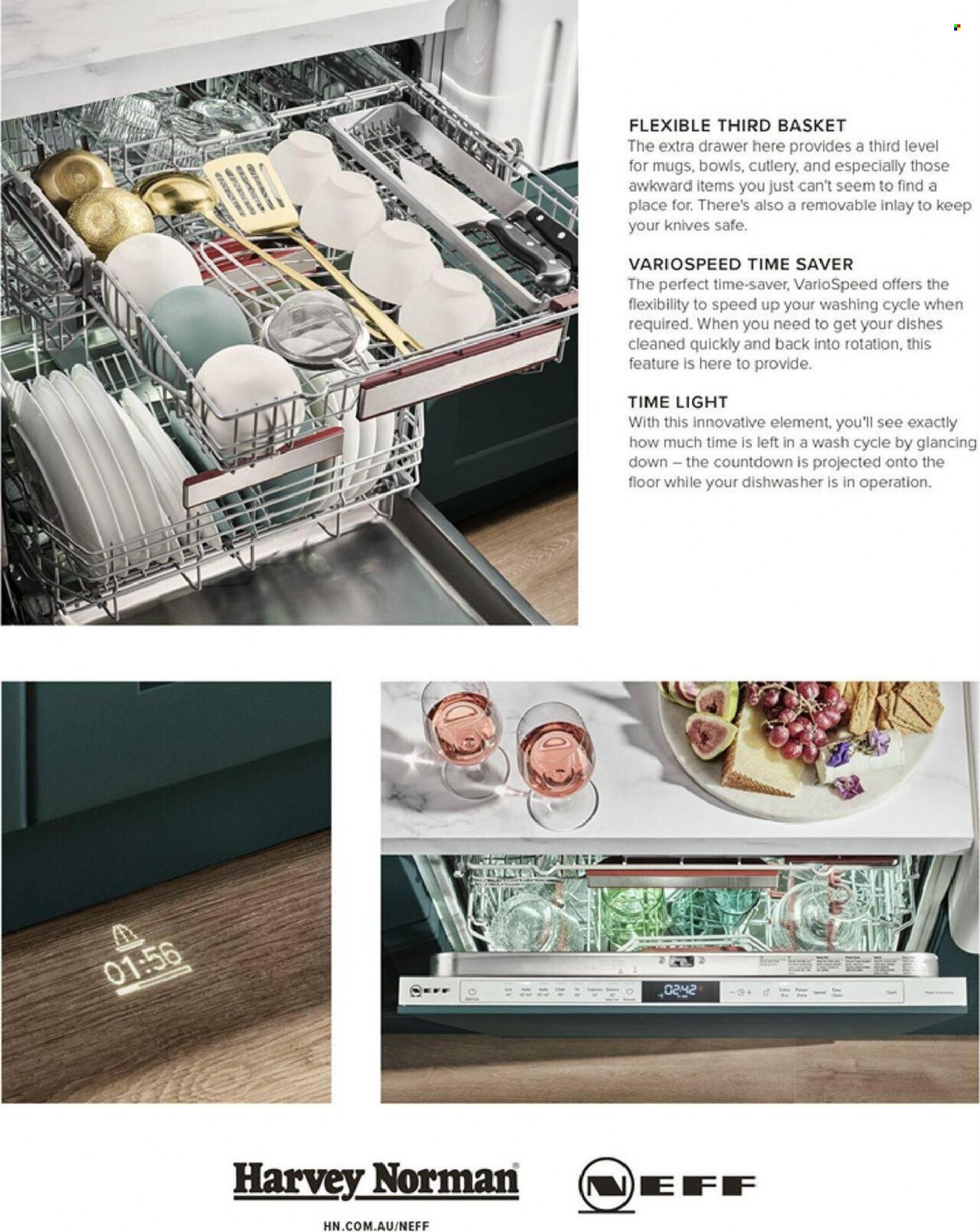 thumbnail - Harvey Norman Catalogue - 2 Mar 2022 - 30 Jun 2022 - Sales products - basket, knife, dishwasher. Page 9.