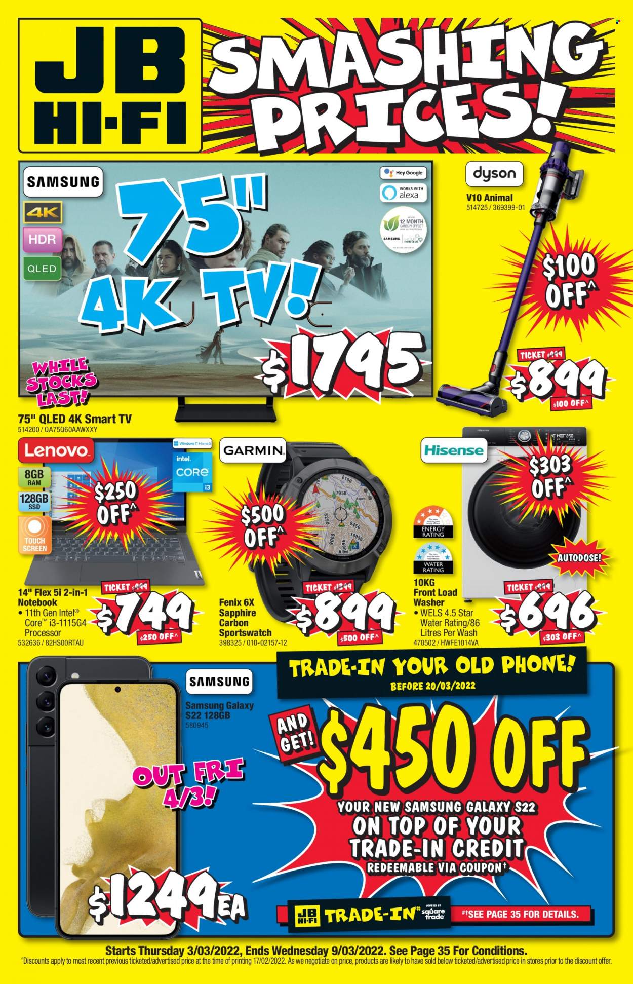 JB Hi-Fi catalogue - 3 Mar 2022 - 9 Mar 2022. Page 1