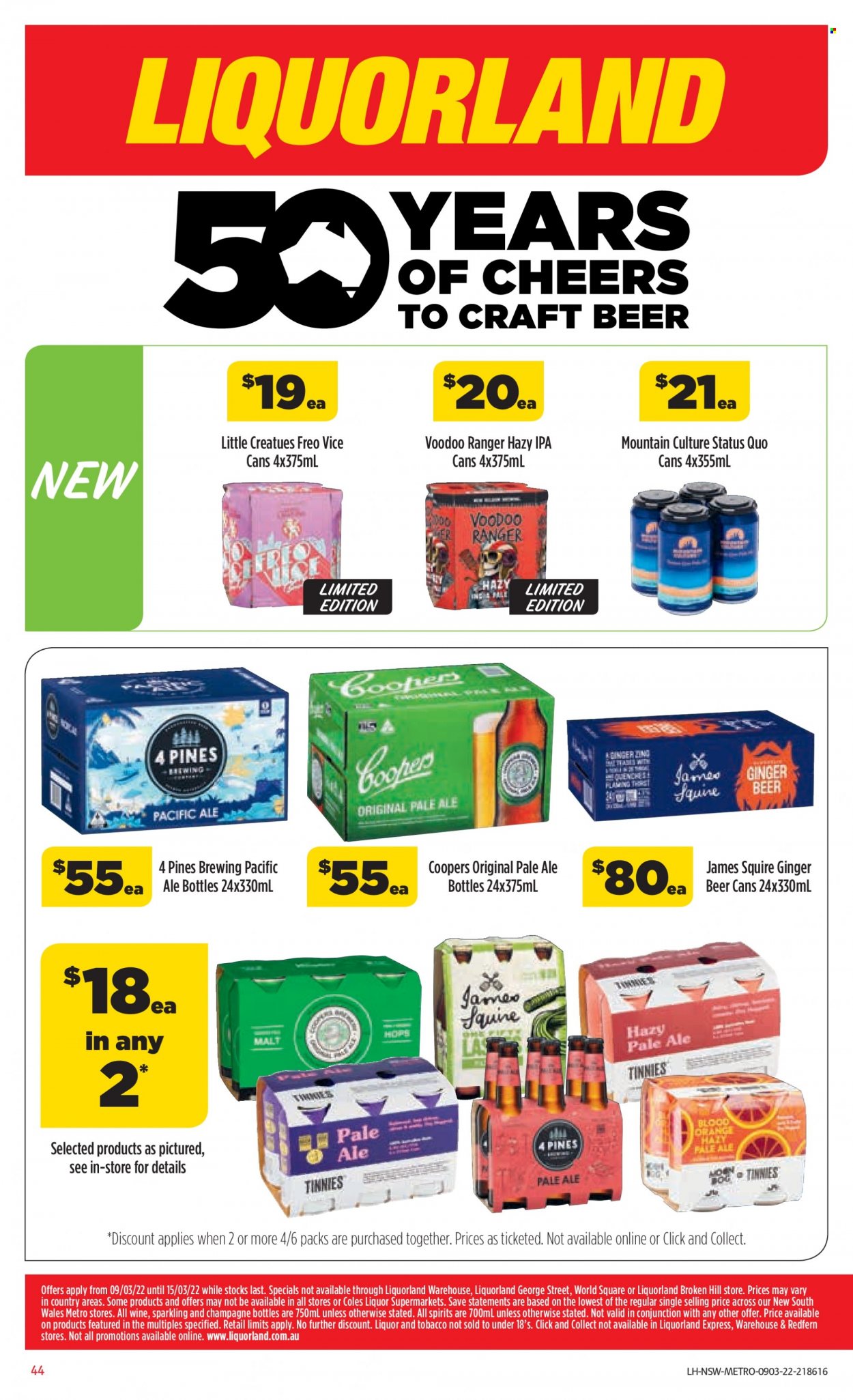 Coles catalogue - 9 Mar 2022 - 15 Mar 2022. Page 44