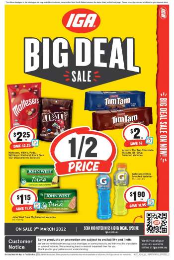 IGA Catalogue - 9 Mar 2022 - 15 Mar 2022.