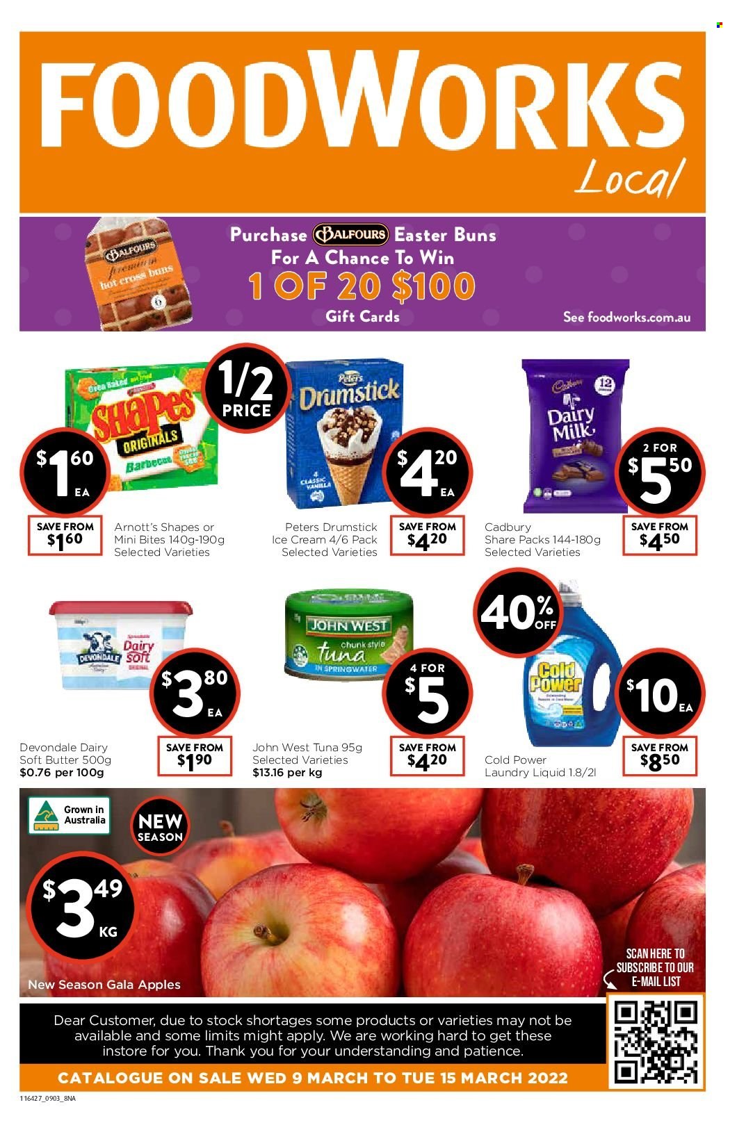 Foodworks catalogue - 9 Mar 2022 - 15 Mar 2022. Page 1