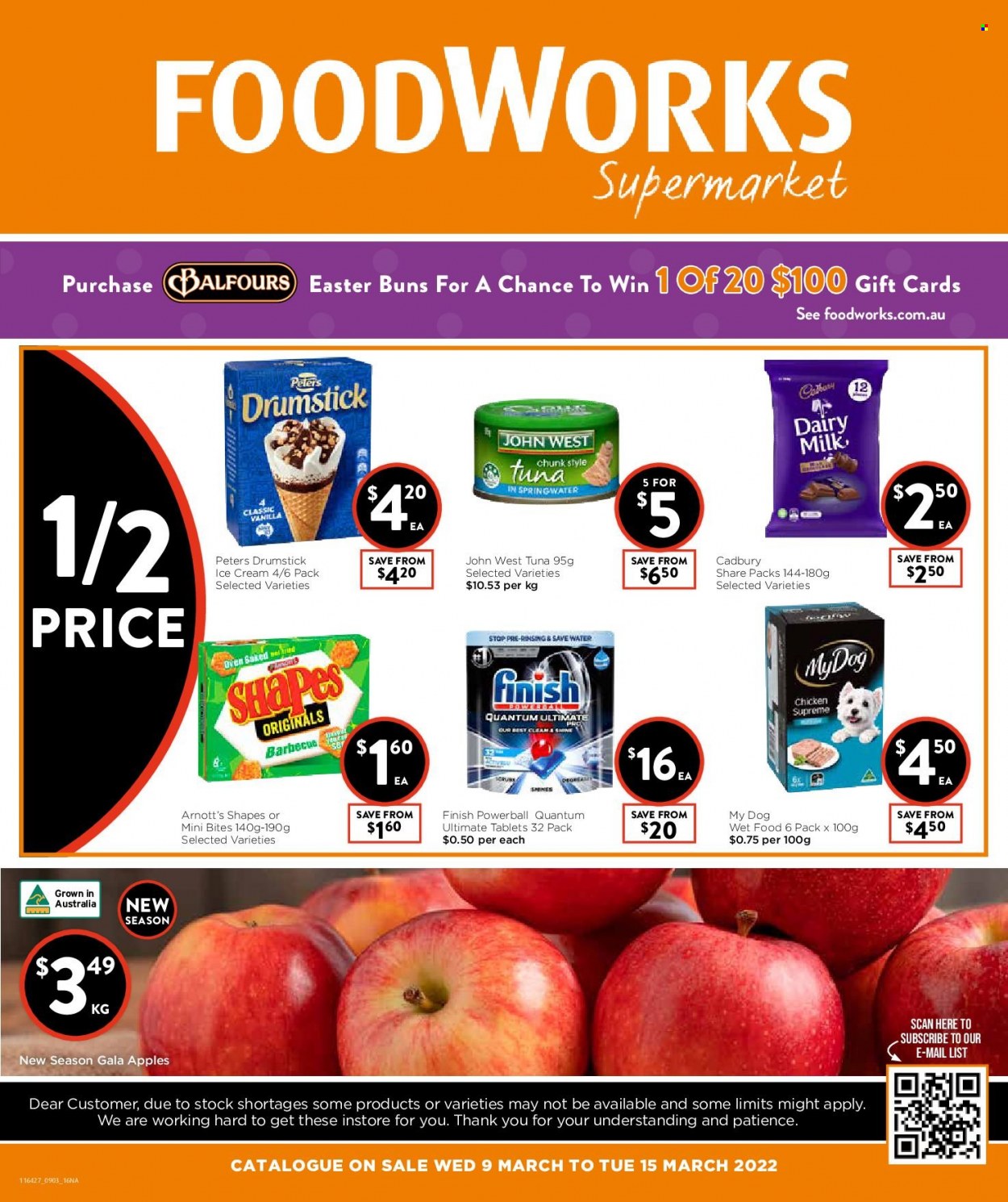 Foodworks catalogue - 9 Mar 2022 - 15 Mar 2022. Page 1