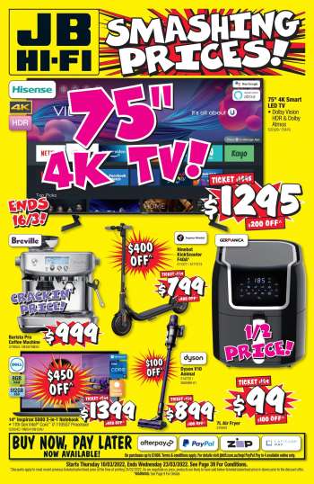 JB Hi-Fi Catalogue - 10 Mar 2022 - 23 Mar 2022.