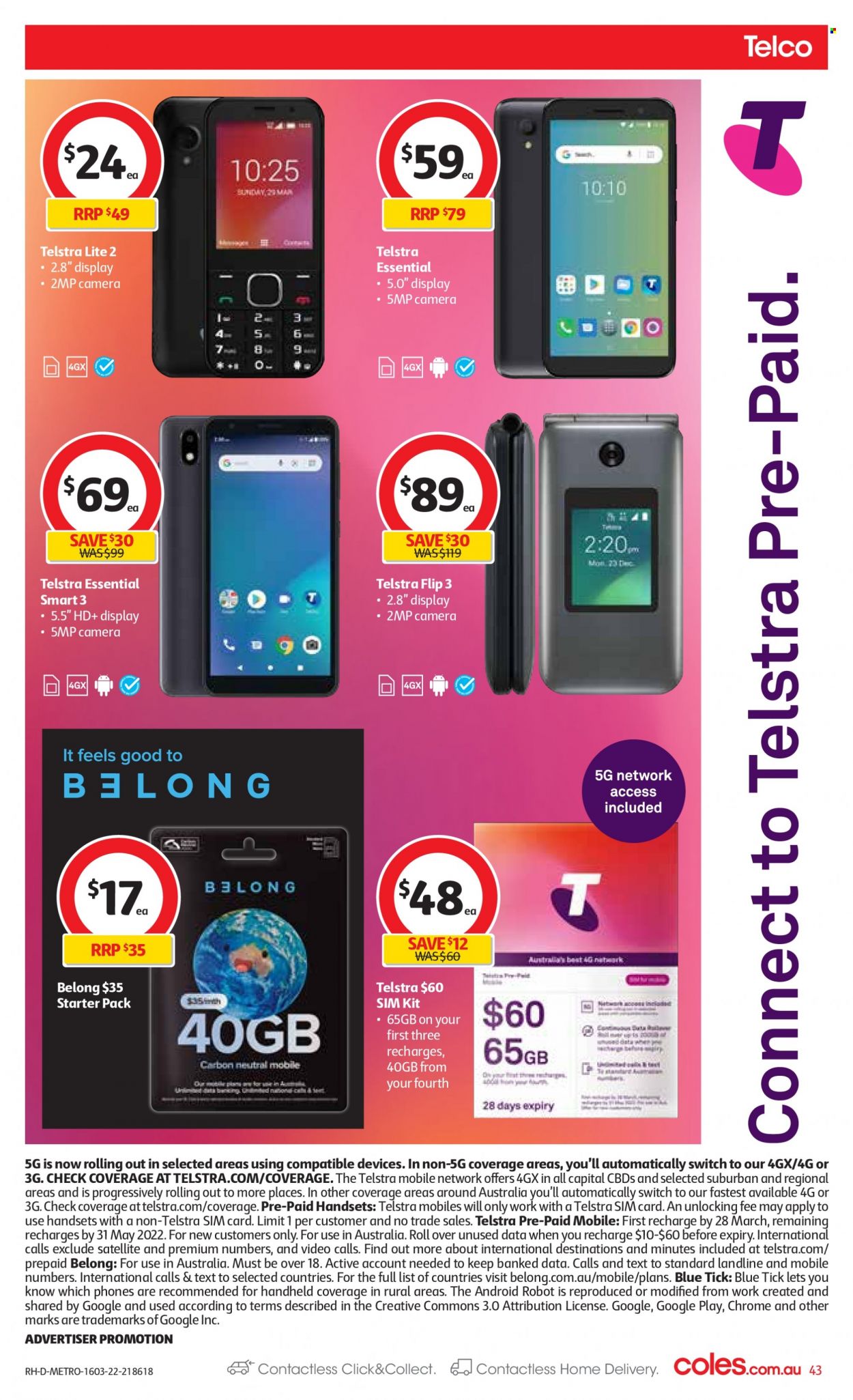 Coles catalogue - 16 Mar 2022 - 22 Mar 2022. Page 43