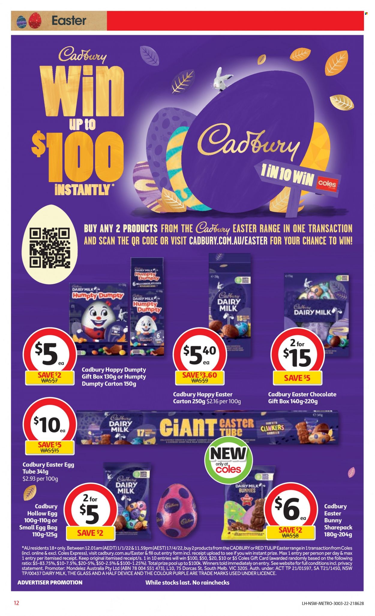 Coles catalogue - 30 Mar 2022 - 5 Apr 2022. Page 12