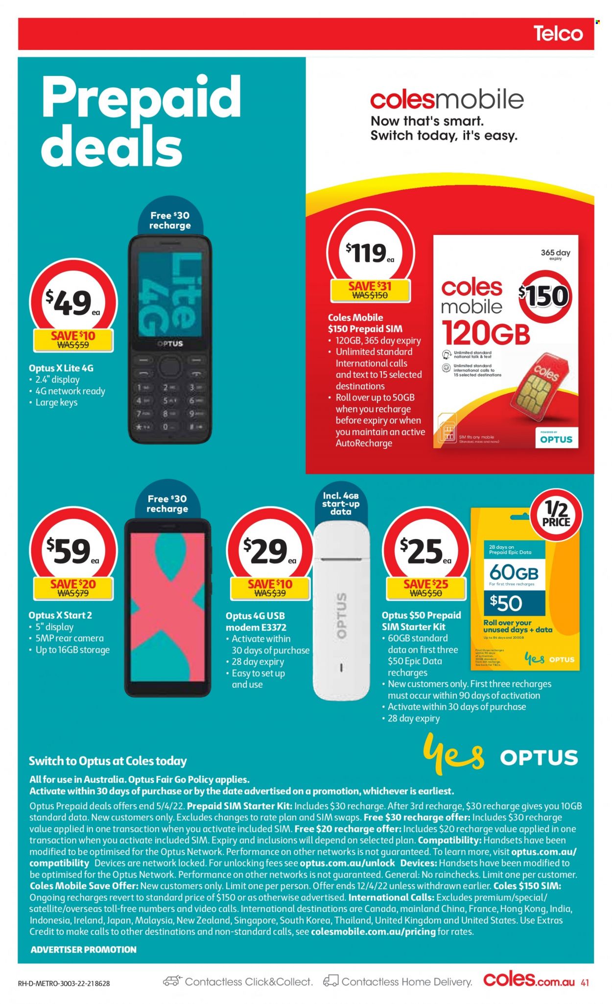 Coles catalogue - 30 Mar 2022 - 5 Apr 2022. Page 41