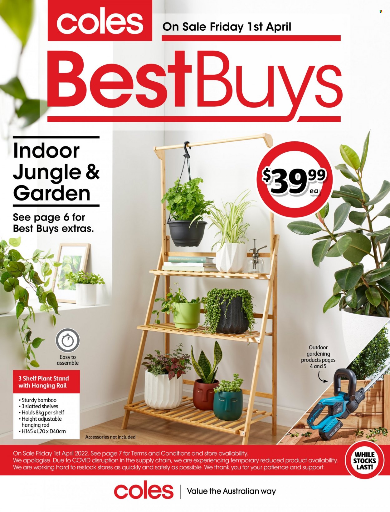 Coles catalogue - 1 Apr 2022 - 7 Apr 2022. Page 1