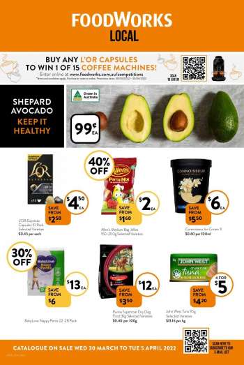 Foodworks Catalogue - 30 Mar 2022 - 5 Apr 2022.