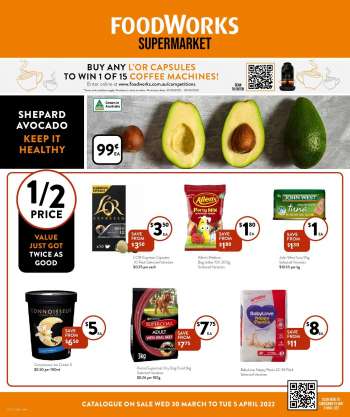 Foodworks Catalogue - 30 Mar 2022 - 5 Apr 2022.