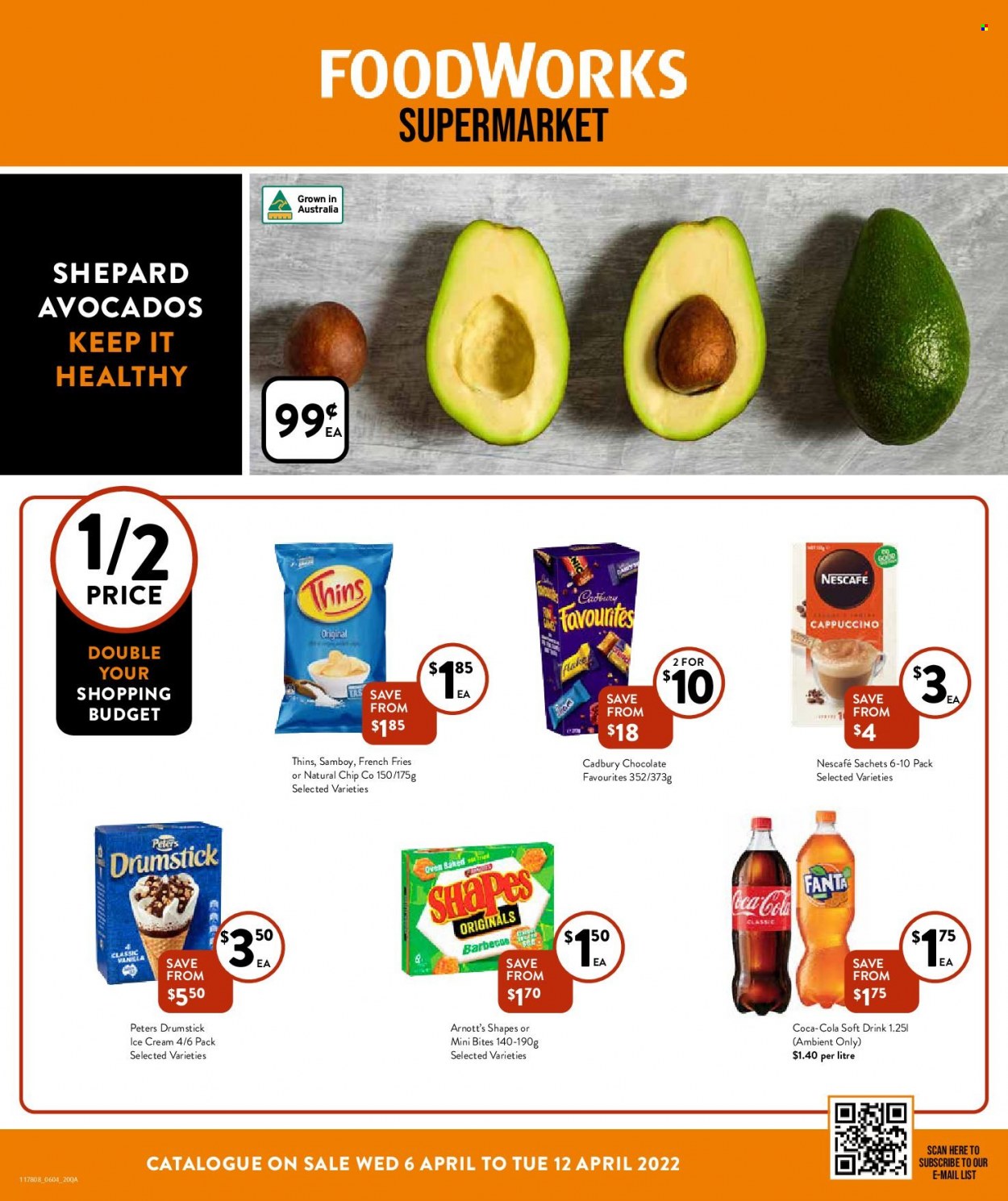 Foodworks catalogue - 6 Apr 2022 - 12 Apr 2022. Page 1